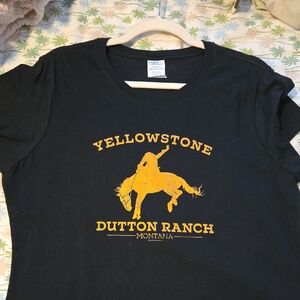 Dutton Ranch  Black and Yellow Tee